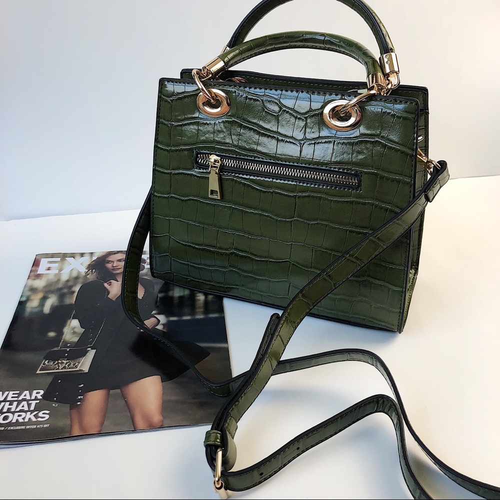 LAST ONE - SATCHEL CROC BAG 🍂 - Picture 3 of 7